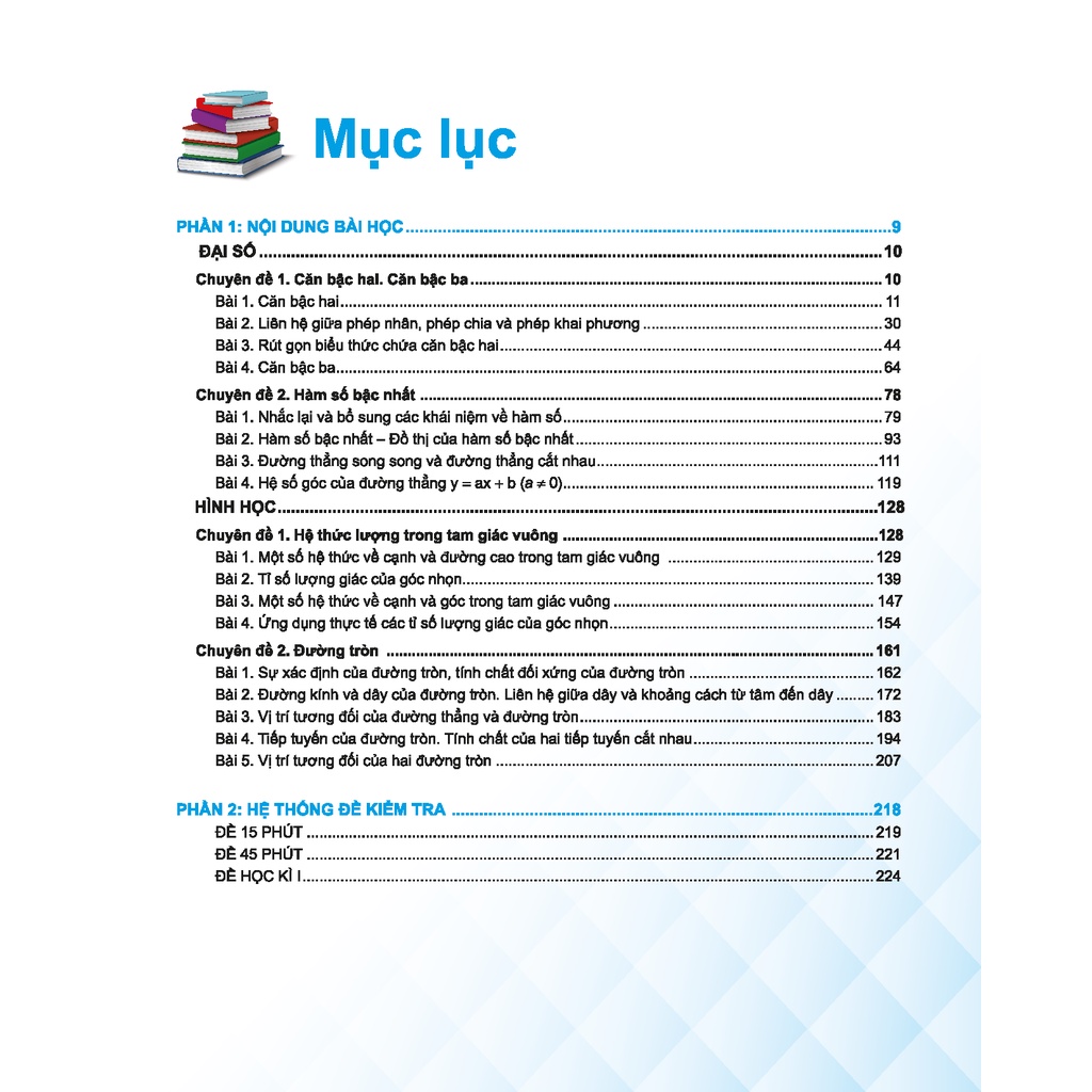 Sách - Bí Quyết Tăng Nhanh Điểm Kiểm Tra Toán 9 Tập 1