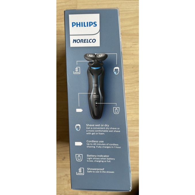 Máy cạo râu, máy tỉa lông mũi đa năng PHILIPS Norelco 3 in 1 Click & Style S740/80 - Nhập khẩu