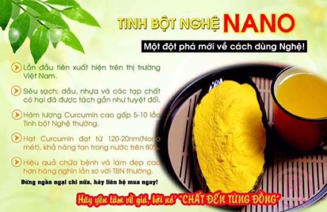 TINH BỘT NGHỆ NANO TÂM AN