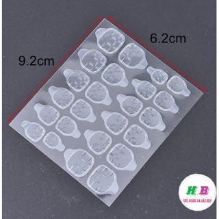 Dán móng tay 💞💞 Bộ 24 Sticker Dán Móng Tay Bằng silicone