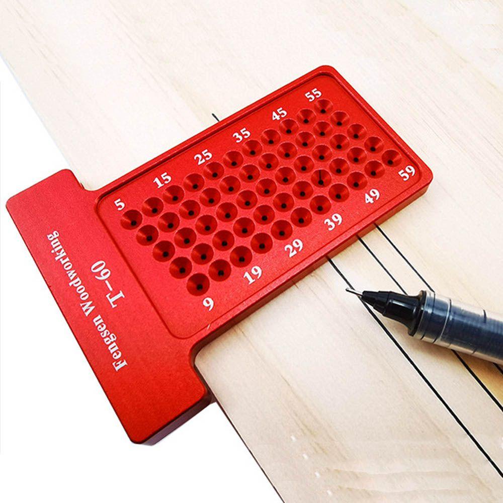 KRNY Thước Đo Gỗ Hình Chữ T Bằng Hợp Kim Nhôm Chuyên Dụng