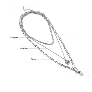 Set 3 Vòng Cổ Unisex Cá Tính