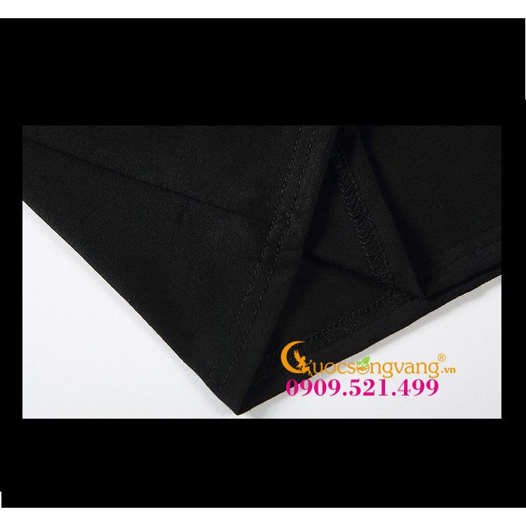 Áo thun nam cổ tròn in hình đôi cánh GLA037 chất cotton co giãn Cuocsongvang