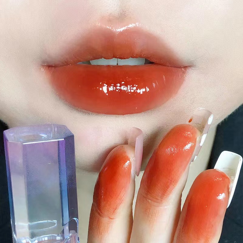 [Hàng mới về] Son Bóng nội địa trung HELLOSTYLE Màu Nude Nhạt Mềm Mượt Nuôi Dưỡng Môi Chống Thấm Nước Bền Vững/Son Bóng Dưỡng Ẩm Tiện Dụng Chất Lượng Cao