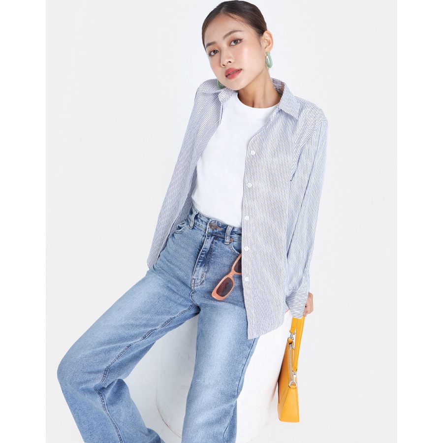 Áo Sơmi Thời Trang JUNO Dáng Cơ Bản JNASM015