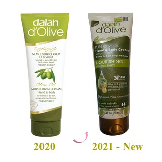 Mẫu mới 2021 kem dưỡng da tay và toàn thân dalan olive oil 250ml chính hãng - ảnh sản phẩm 2