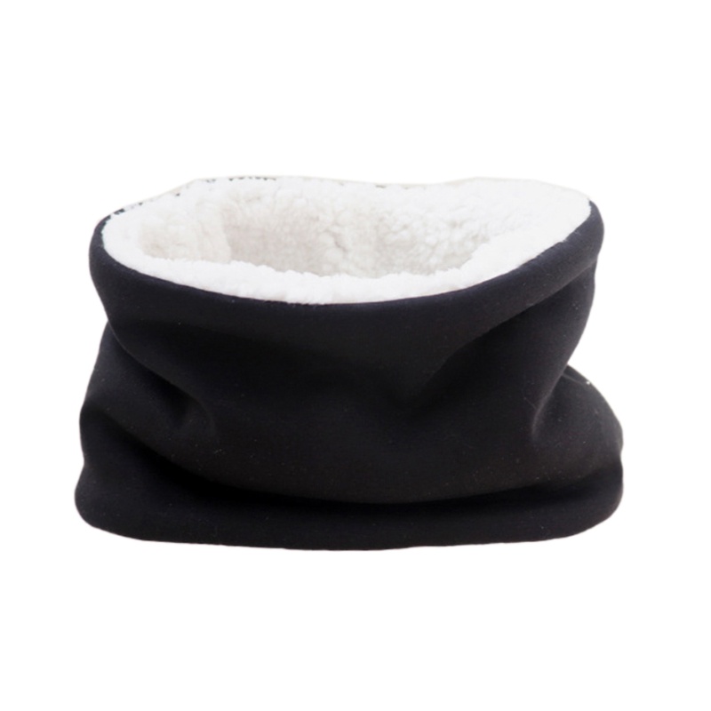 Khăn Choàng Cổ Vải Lông Dày Dặn Màu Trơn Giữ Ấm Mùa Thu Đông Cho Bé