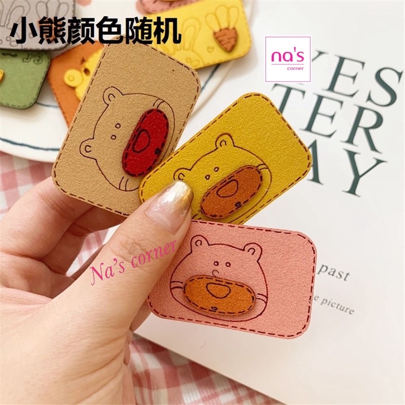 Miếng dán tóc mái nhỏ họa tiết hoạt hình dễ thương phong cách Hàn quốc