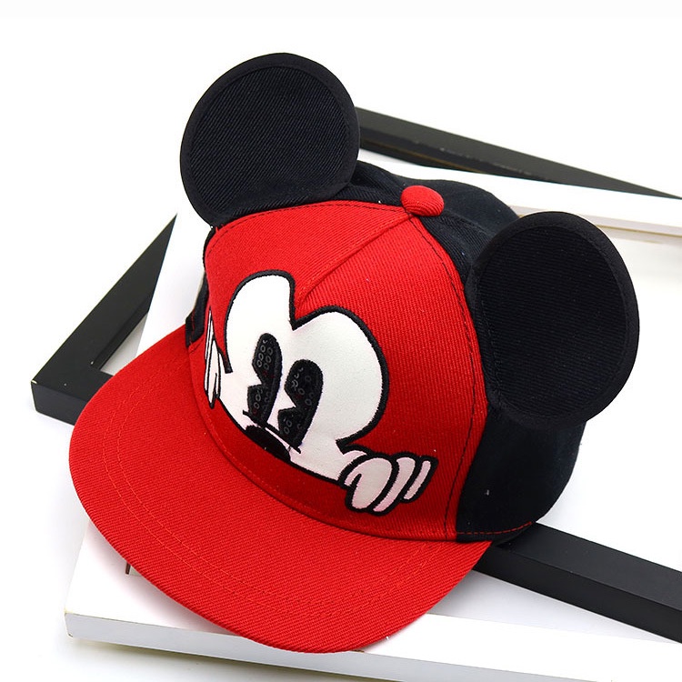 Mũ Chống Nắng Họa Tiết Hoạt Hình Phong Cách hip hop Âu Mỹ Cá Tính Dành Cho Bé