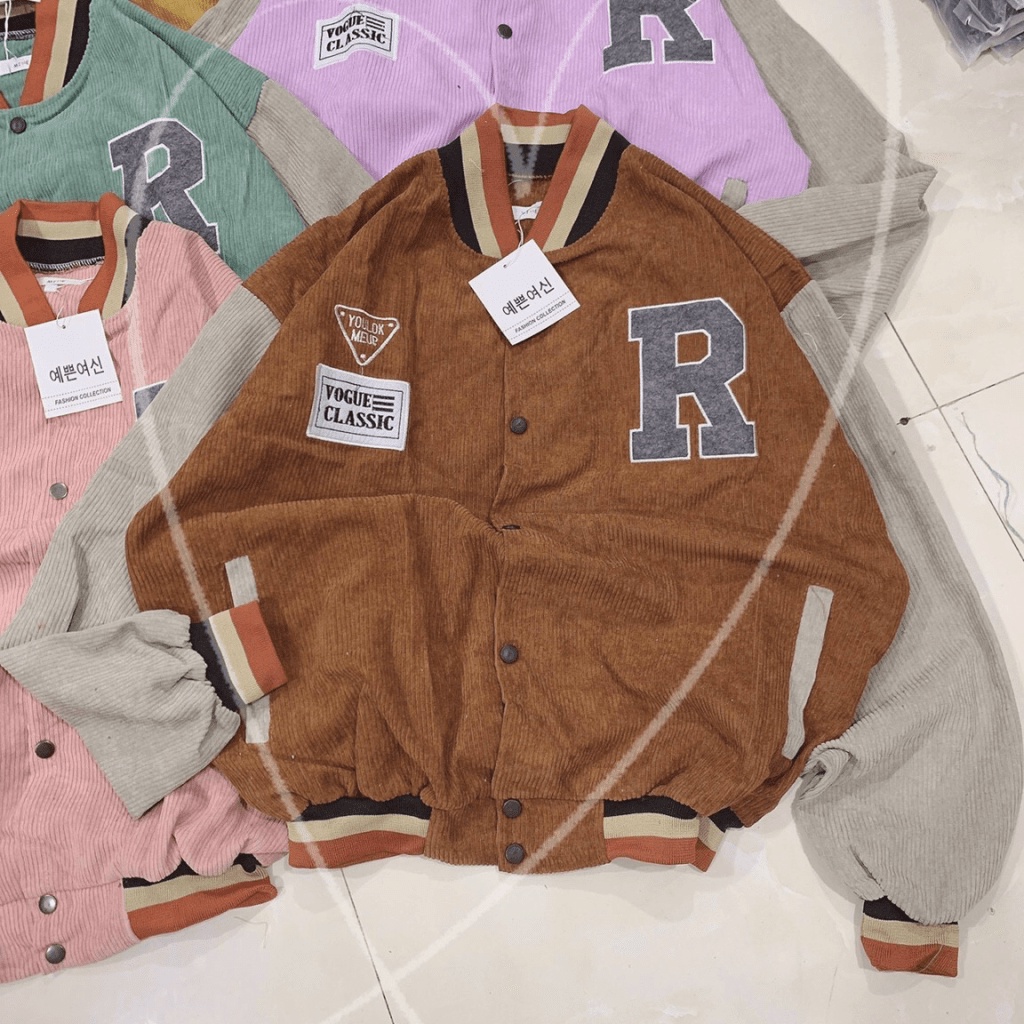 [ HOTNEW ] ÁO KHOÁC BOMBER NHUNG TĂM UNISEX HÀNG CHUẨN BÁN SHOP KSB