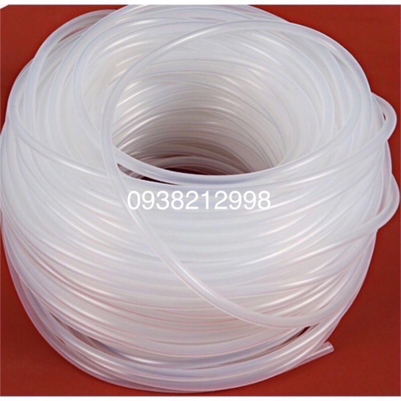 Ống silicone thực phẩm 6x8(4 mét )