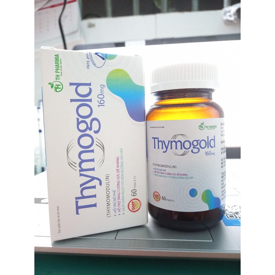 THYMOGOLD- VIÊN UỐNG BỔ PHẾ, TĂNG CƯỜNG SỨC ĐỀ KHÁNG( hộp 60 viên)