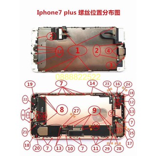 Full bộ ốc điện thoại từ 7P đến 12 Pro Max