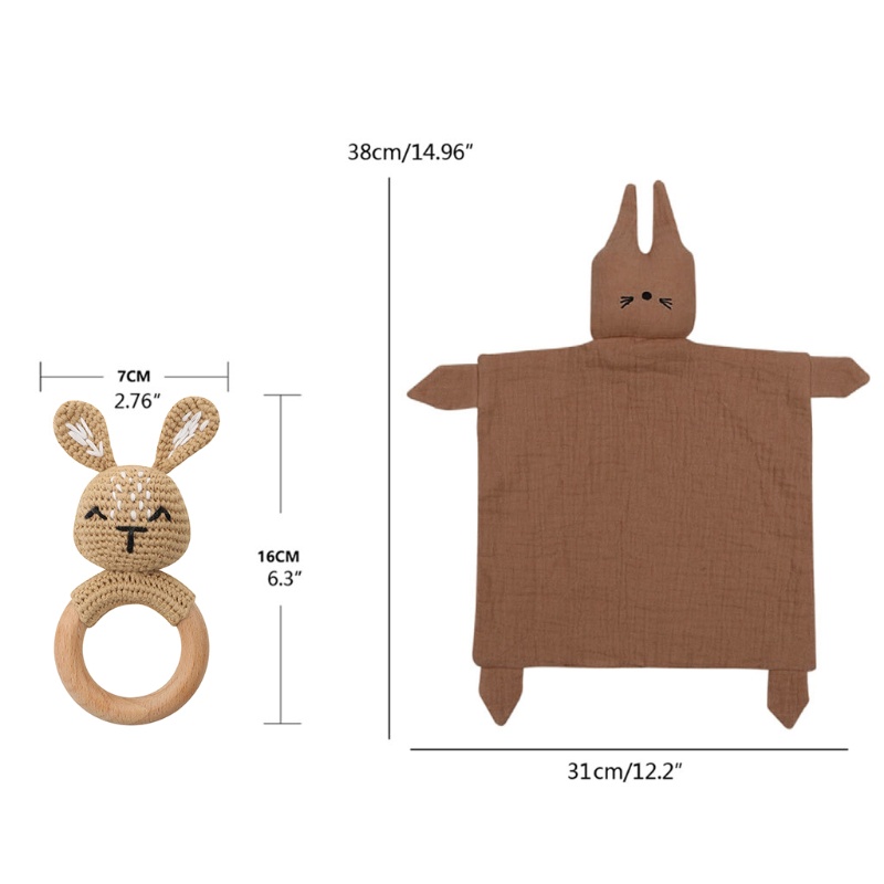 Set 4 Kẹp Khăn Yếm / Núm Vú Giả / Khăn Lau Nước Bọt Hỗ Trợ Chụp Ảnh