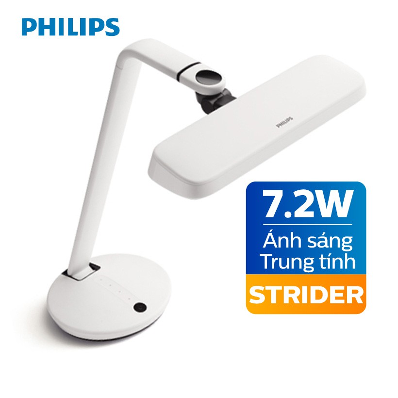 [Mã LT150 giảm 150k đơn 699k] Đèn bàn Philips LED EyeCare Strider 66111 7.2W