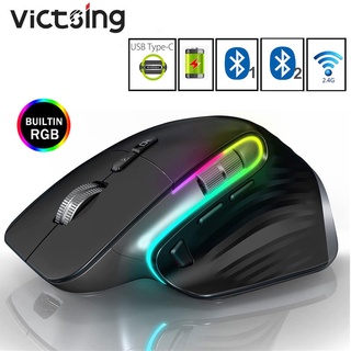 Chuột không dây Victsing M10 2.4G RGB 4000 DPI