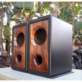 Thùng loa bookshelf toàn dải bass 8cm (1 cặp)