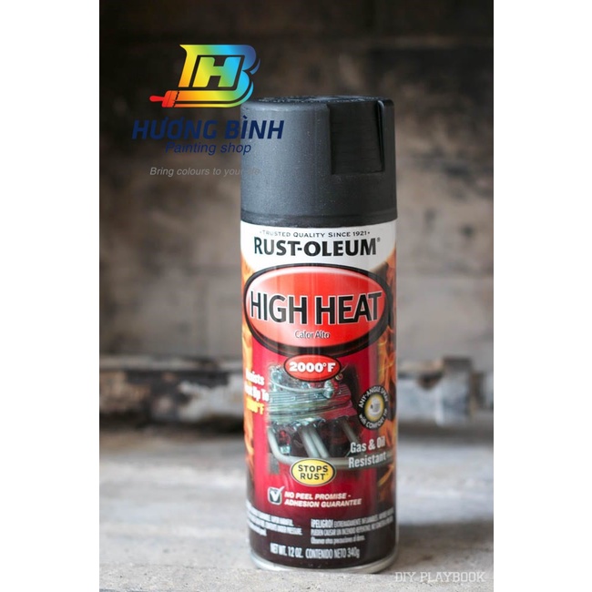 Sơn RUST-OLEUM chịu nhiệt High Heat Alto (340g)