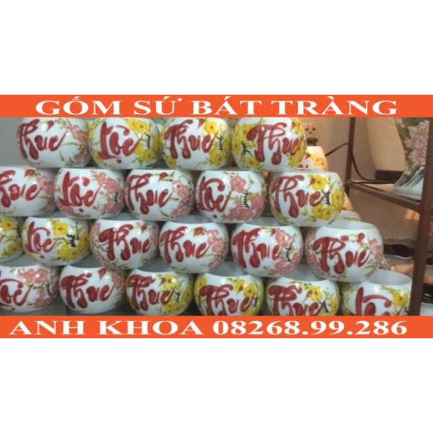 Đèn xông tinh dầu điện size nhỡ - Gốm sứ Bát Tràng Anh Khoa