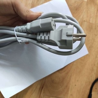 Dây nguồn máy in, máy tính,pc,Desktop, Màn hình-Cáp nguồn DÀI 1.5m xám đen xịn