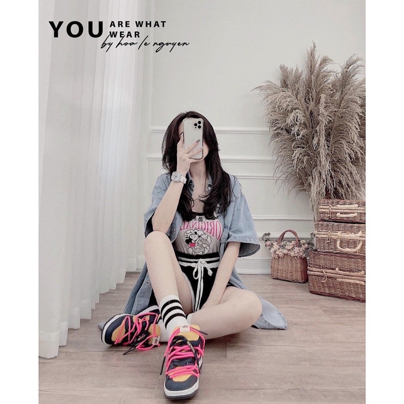 Set 3 món bộ thun 2s kèm áo khoác jean