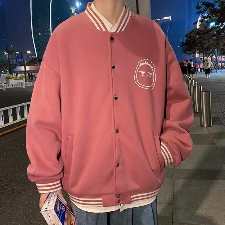 Áo Khoác Nỉ Bomber Cardigan Form Rộng Chất Nỉ Bông Dày Dặn Nam Nữ Unisex Thời Trang Hàn Quốc