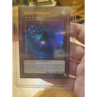 Lá bài thẻ bài Yugioh Abyss Dweller – DUDE – Ultra Rare - Tặng bọc bài nhựa bảo quản