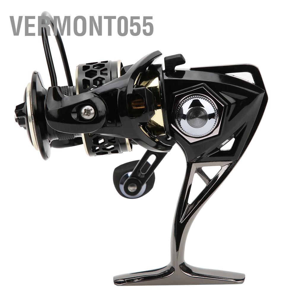 Vermont055 Metal Right / Left Interchangeable Spinning Fishing Reel Saltwater Fish Bait Casting Wheel