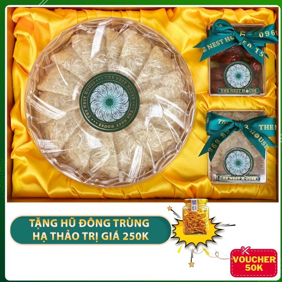 [HÀNG CÔNG TY] 100g tổ yến sào Nha Trang Khánh Hoà sợi ngắn - Yến sào tinh chế cao cấp  - The Nest House