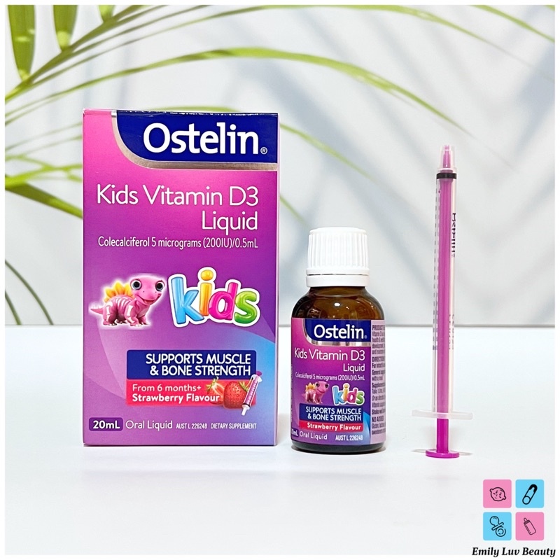 Vitamin D3 Ostelin 20ml cho trẻ từ 6m+