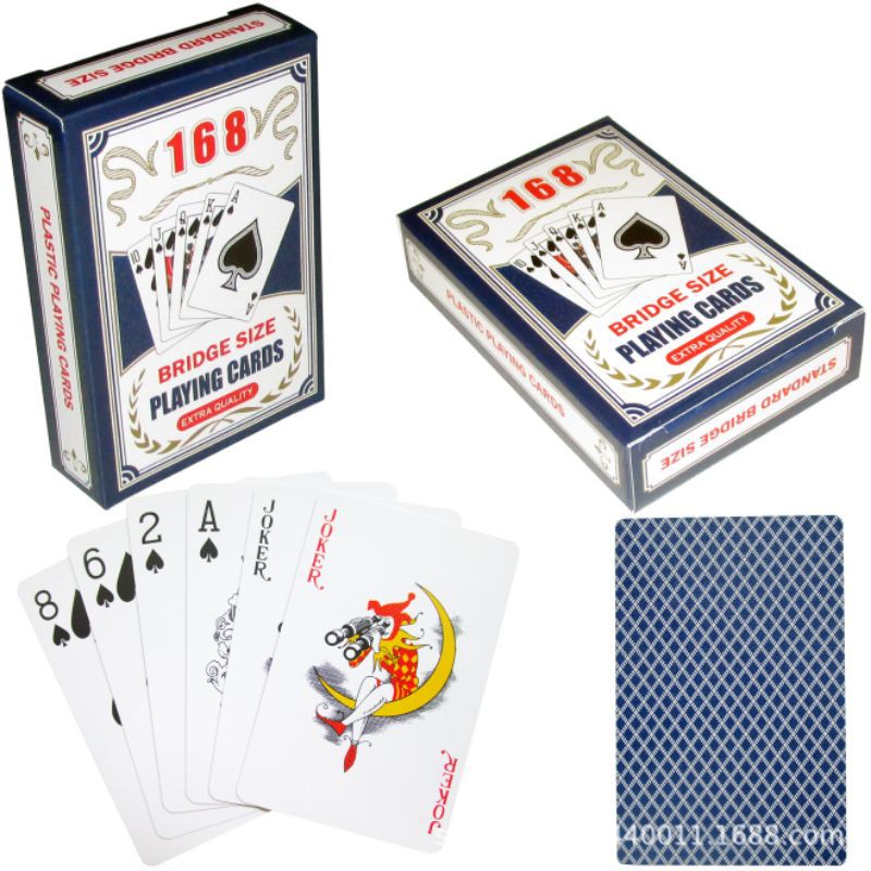 Bộ bài tây nhựa 168 - Bài tây - Bài poker chống nước BN 22