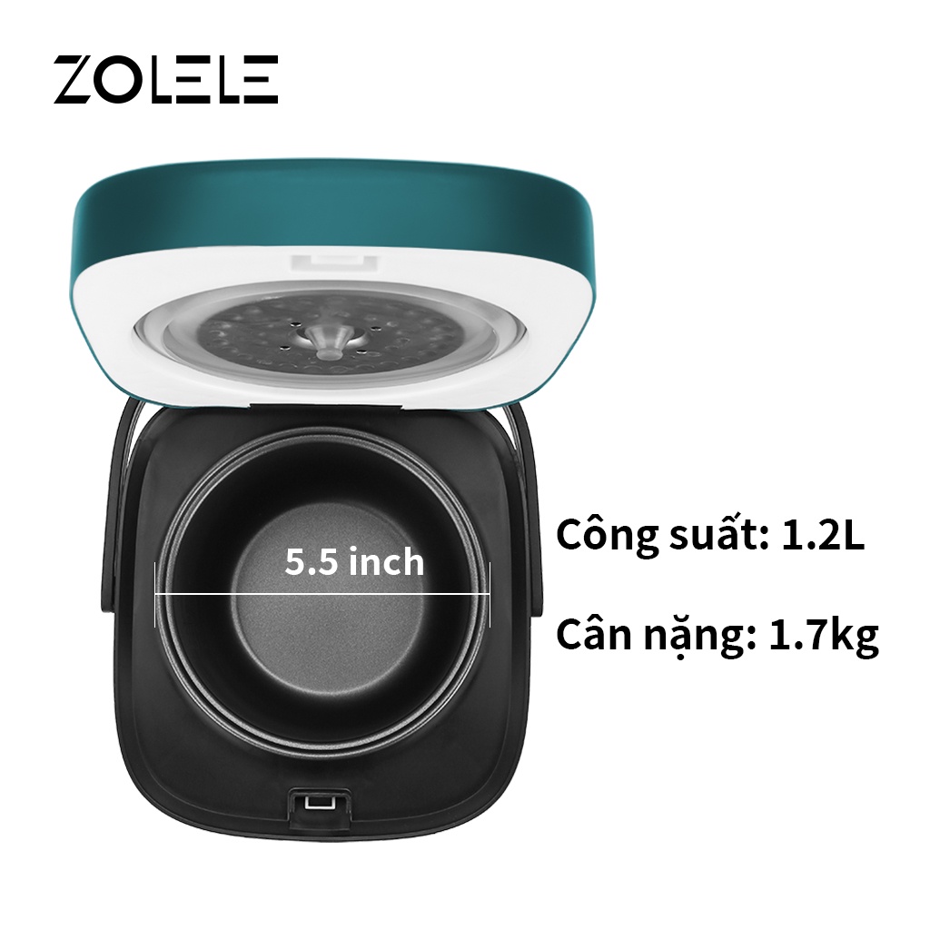 Nồi cơm điện mini ZOLELE ZB001 1.2L  - Chính hãng