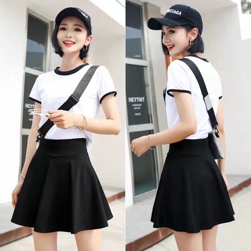 Chân váy chữ A Perty xếp ly dáng ôm kiểu Hàn Quốc dễ thương cho nữ