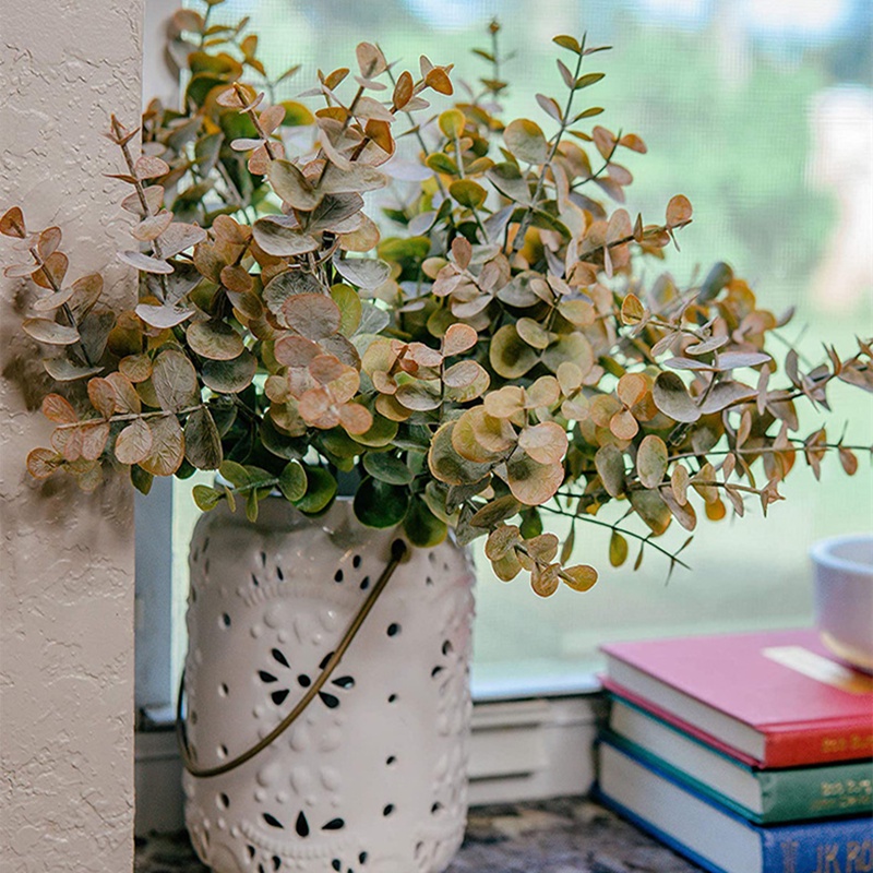 Nhánh Lá Cây Bạch Đàn Nhân Tạo Trang Trí Nhà Cửa/Tiệc Cưới