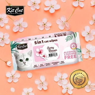 Khăn Ướt Cho Mèo Kitcat Gói 80 Miếng