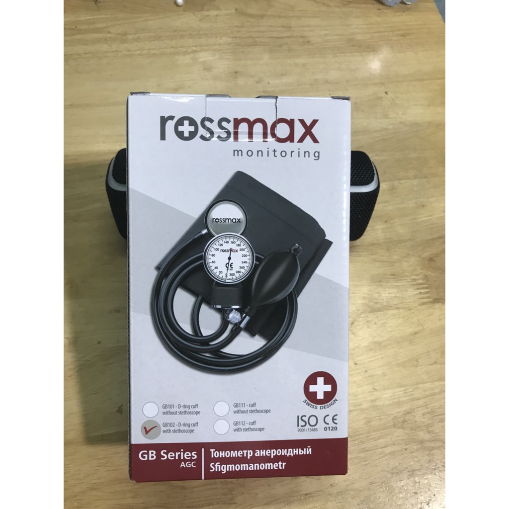 Huyết áp cơ Rossmax GB102 Full box + Tặng kèm ống nghe cao cấp