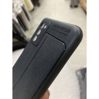 Ốp samsung A03S dẻo đen kiểu da