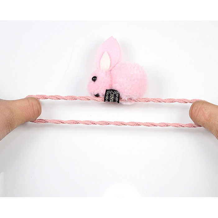 1 Dây Cột Tóc Co Giãn Hình Thỏ Dễ Thương