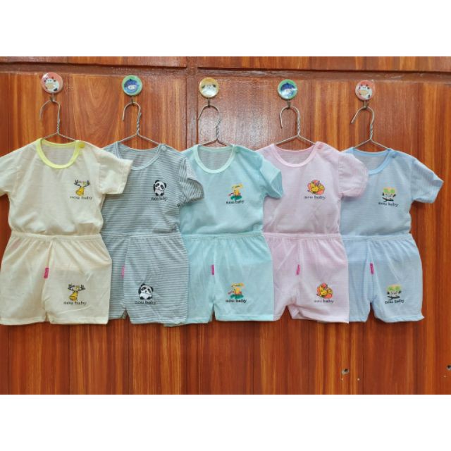 [ BÁN CHẠY ] Set 5 bộ cộc cotton cho bé