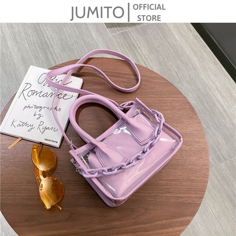 Túi xách nữ đeo chéo cầm tay dây xích trong 2 in 1 hàng Quảng Châu JUMITO SD1200