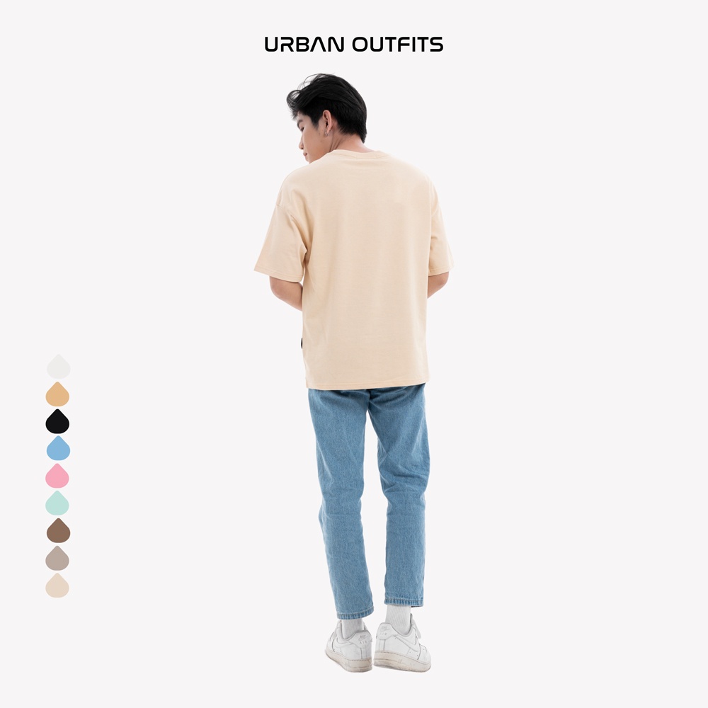 Áo Thun Tay Lỡ Form Rộng URBAN OUTFITS  ATO131 Local Brand (Hình Xanh Dương) ver 2.0 Chất Vải 100% Compact Cotton 250GSM