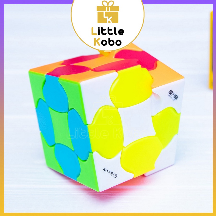 Rubik Biến Thể 3x3 QiYi Fluffy Cube Rubic 3 Tầng Stickerless