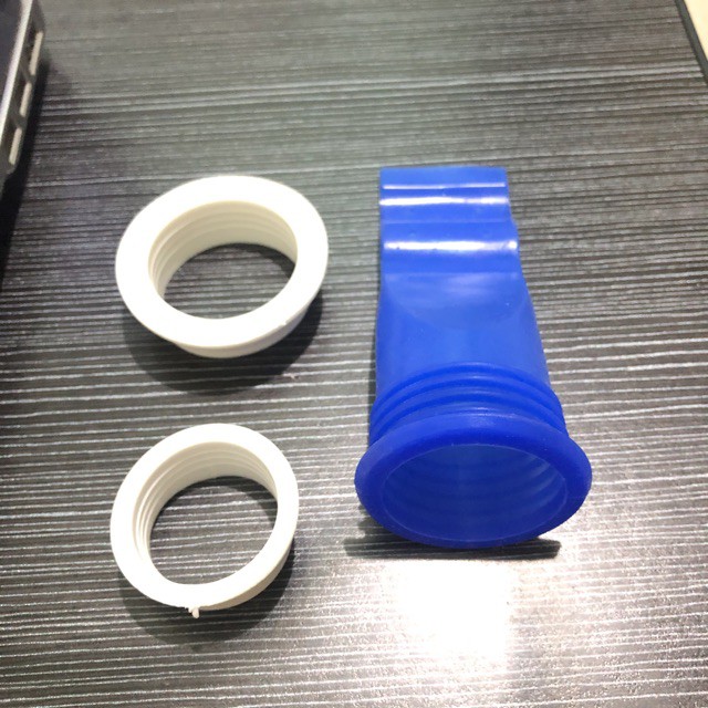Bộ silicon ngăn mùi hôi cống kèm nắp nhựa, phễu cao su Silicon lắp thoát sàn phòng tắm nhà vệ sinh chống côn trùng