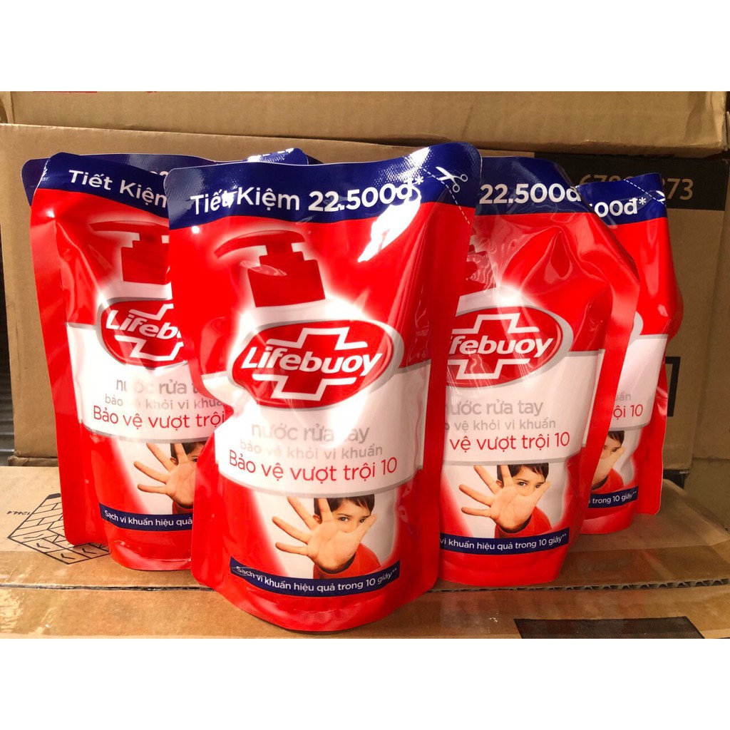 [Siêu khuyến mãi] Nước rửa tay Lifebuoy túi 450g / chai 180g