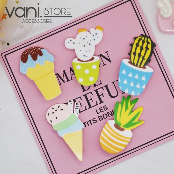 [ 11 MẪU ] KẸP TÓC TRÁI CÂY NGÀY HÈ ĐÁNG YÊU - VANI STORE