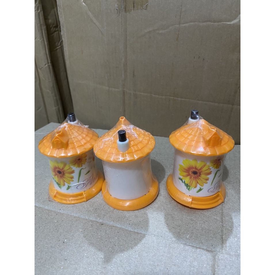 Hũ Đựng Tăm Xỉa Răng Hình Nhà Dễ Thương