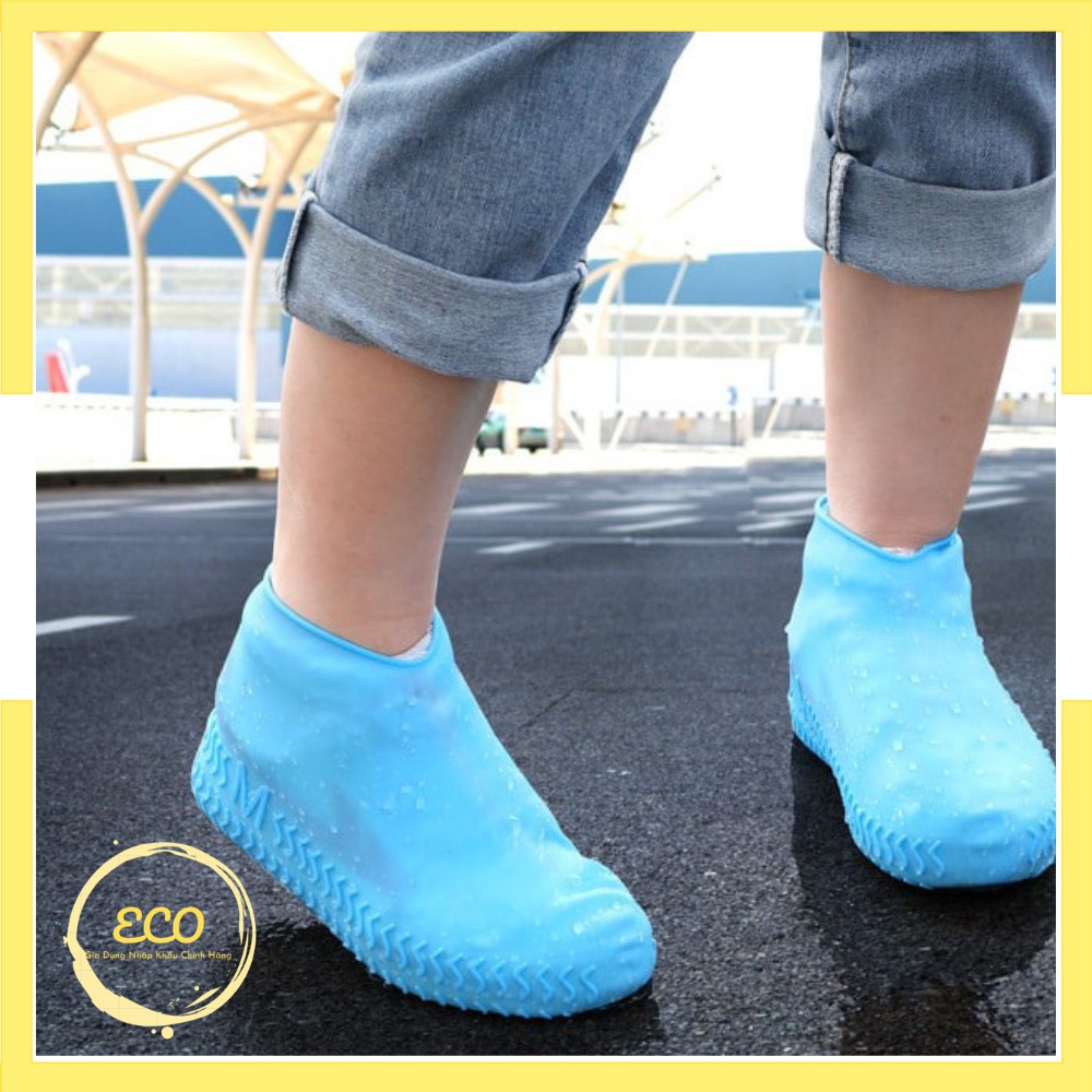 Bọc Giày Đi Mưa Silicon Chống Trượt Loại Dày Tái Sử Dụng Nhiều Lần Có Video Quay Thật | BigBuy360 - bigbuy360.vn
