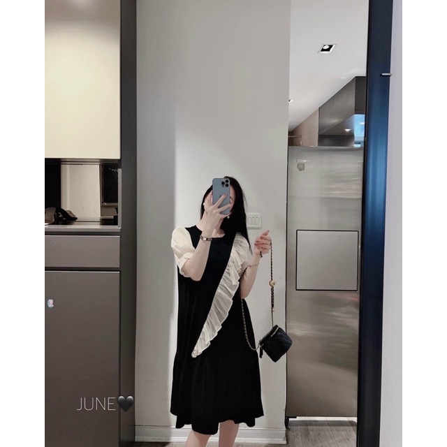 Váy bầu đầm bầu công sở đẹp giá rẻ thiết kế thời trang FREE SIZE phù hợp dự tiệc đi chơi V28