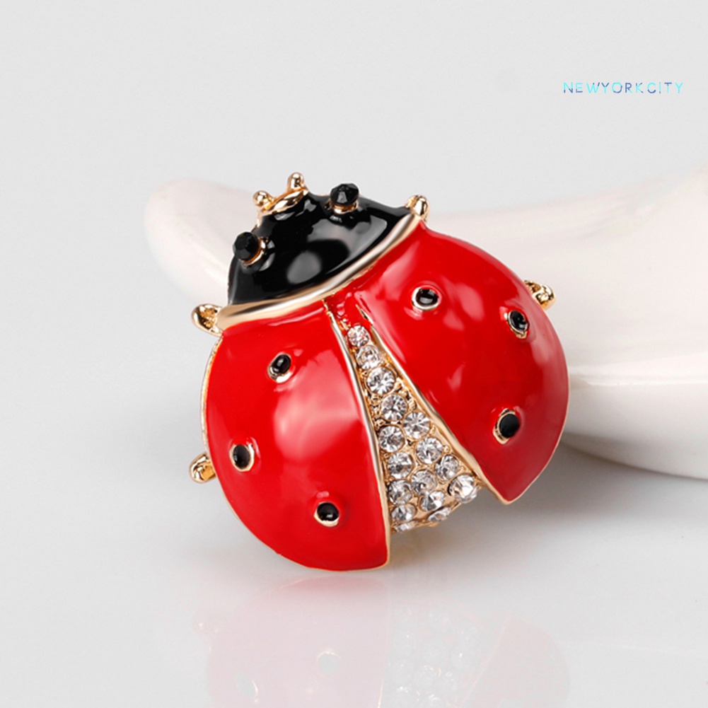 Trâm Cài Áo Hình Bọ Rùa Đính Đá Dễ Thương