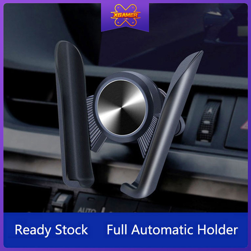 [Ready Stock] XGamer Car Phone Holder Mobile Freely tight Phone Holder Full Automatic Car Holder Stand Dashboard